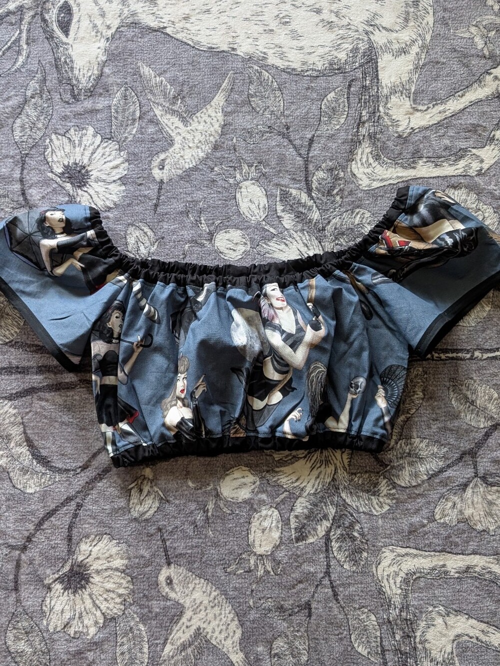 Handmade Goth Girl Corset Set - Picture 5 of 10